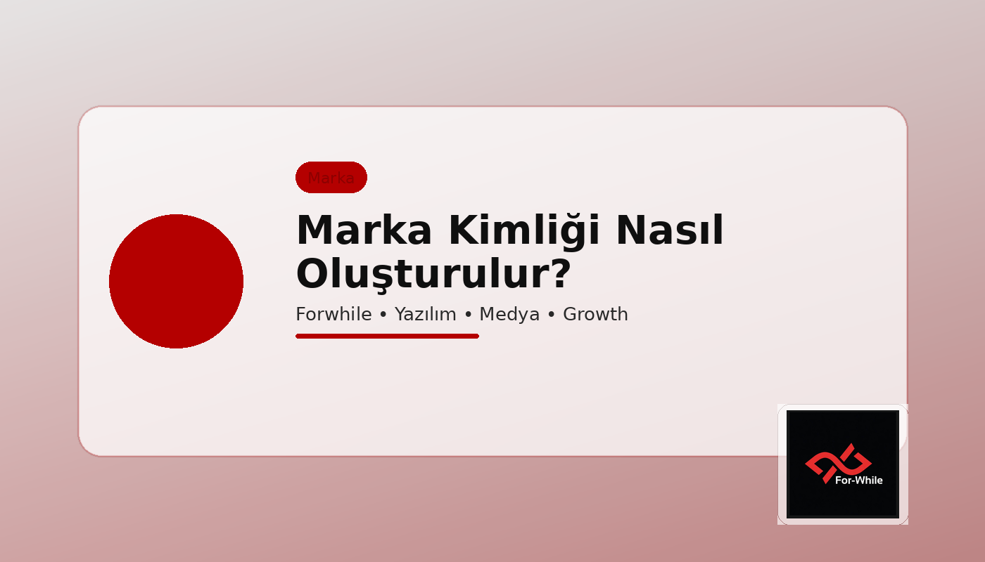 Marka Kimliği Nasıl Oluşturulur?